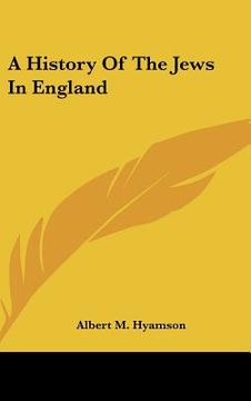 portada a history of the jews in england (en Inglés)