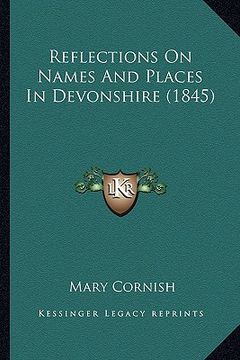 portada reflections on names and places in devonshire (1845) (in English)