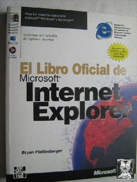 portada El Libro Oficial de Microsoft Internet Explorer