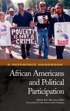 portada african americans and political participation: a reference handbook (en Inglés)