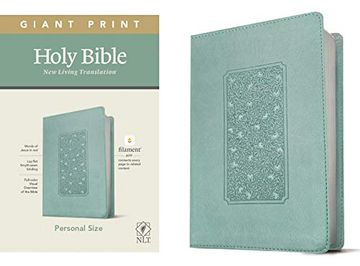 portada Nlt Personal Size Giant Print Bible, Filament Edition, Teal 
