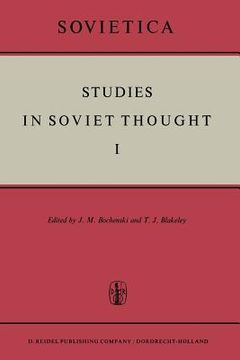 portada Studies in Soviet Thought (en Inglés)