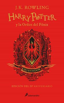 portada Harry Potter y la Orden del Fénix (edición Gryffindor del 20º aniversario) (Harry Potter 5)