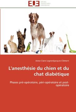 portada L'Anesthesie Du Chien Et Du Chat Diabetique