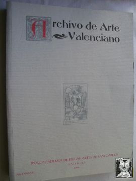 portada Archivo de Arte Valenciano. 2006