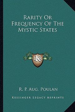 portada rarity or frequency of the mystic states (en Inglés)