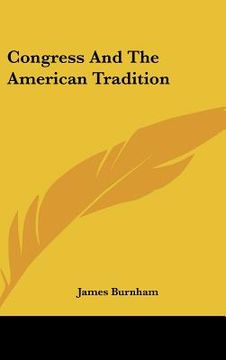 portada congress and the american tradition (en Inglés)