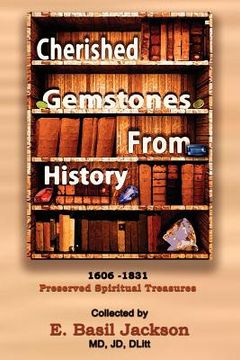 portada cherished gemstones from history: 1606 - 1831 preserved spiritual treasure