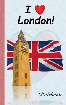 portada I love London (Notebook / Notizbuch): Notepad, Einschreibbuch, Tagebuch, Diary, Notes, Buch für Notizen im praktischen Pocketformat, Tower Bridge, Sig (en Alemán)