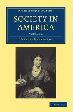 portada Society in America 3 Volume Paperback Set: Society in America: Volume 2 (Cambridge Library Collection - North American History) (en Inglés)