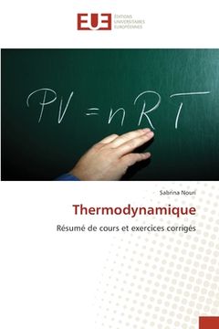 portada Thermodynamique (en Francés)