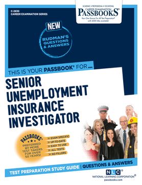 portada Senior Unemployment Insurance Investigator (C-2830): Passbooks Study Guide Volume 2830 (en Inglés)