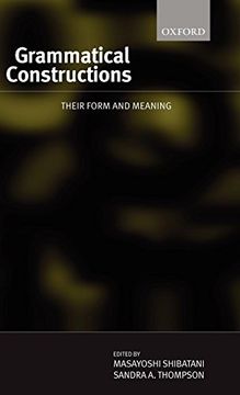 portada Grammatical Constructions: Their Form and Meaning (in English)