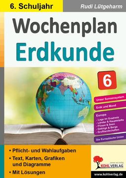 portada Wochenplan Erdkunde / Klasse 6 (in German)