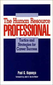 portada the human resource professional: tactics and strategies for career success