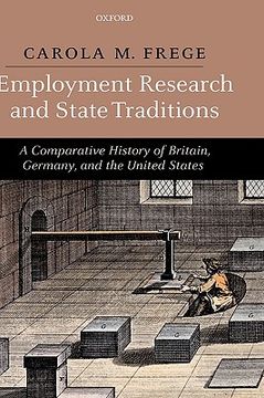 portada employment research and state traditions: a comparative history of the united states, great britain, and germany