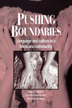 portada Pushing Boundaries: Language and Culture in a Mexicano Community (en Inglés)