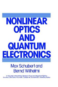 portada nonlinear optics and quantum electronics (en Inglés)