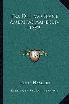 portada fra det moderne amerikas aandsliv (1889) (in English)