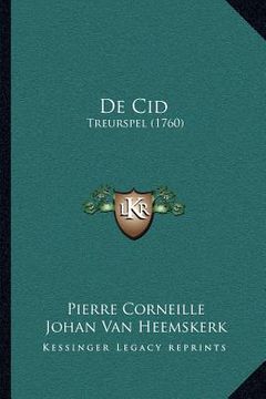 portada de cid: treurspel (1760)