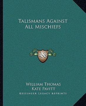 portada talismans against all mischiefs (en Inglés)