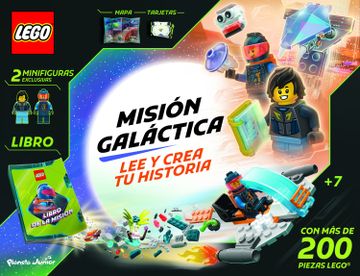 portada Lego. Mision Galactica: Libro con Minifiguras y 200 Piezas