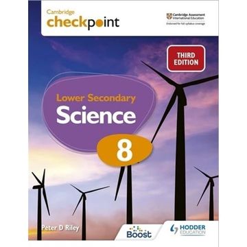 portada Cambridge Checkpoint Lower Secondary Science Student’S Book 8: Third Edition (en Inglés)