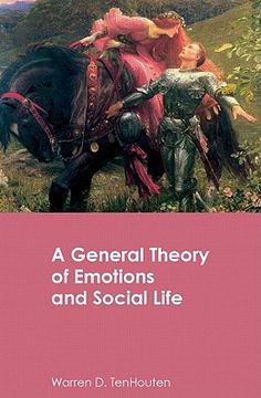 portada a general theory of emotions and the social (en Inglés)