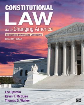 portada Constitutional Law for a Changing America: Institutional Powers and Constraints (en Inglés)