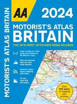 portada Aa Motorists Atlas Britain 2024 Spiral (en Inglés)