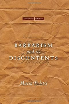 portada Barbarism and its Discontents (Cultural Memory in the Present) (in English)