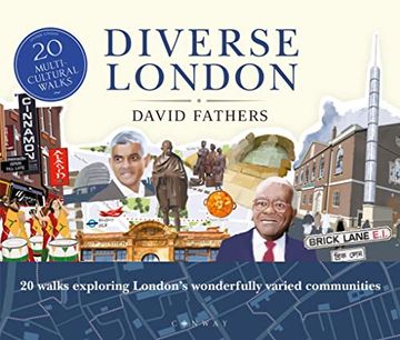 portada Diverse London: 20 Walks Exploring London's Wonderfully Varied Communities (in English)