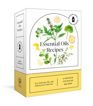 portada Essential Oils Recipes: A 52-Card Deck for Healing and Home: 50 Recipes (in English)
