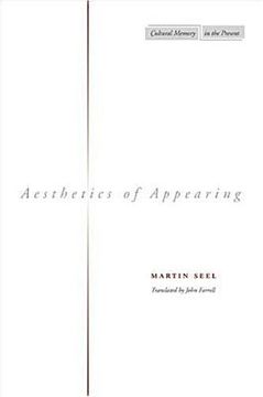 portada aesthetics of appearing (en Inglés)