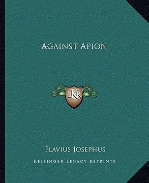 portada against apion (en Inglés)