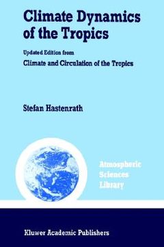 portada climate dynamics of the tropics (en Inglés)