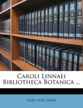 portada caroli linnaei bibliotheca botanica ... (en Inglés)