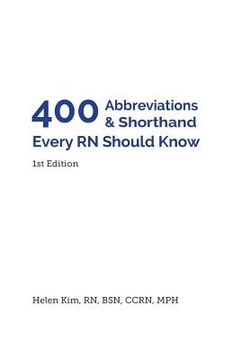 portada 400 Abbreviations & Shorthand Every RN Should Know (in English)