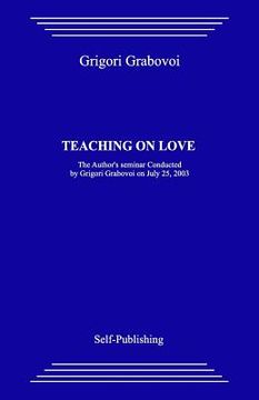 portada Teaching on Love (en Inglés)