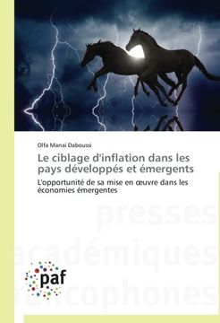 portada Le Ciblage D'Inflation Dans Les Pays Developpes Et Emergents