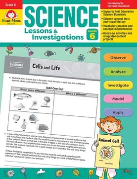 portada Science Lessons and Investigations, Grade 6 (en Inglés)