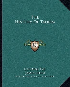portada the history of taoism (en Inglés)