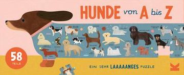 portada Laurence King Verlag Hunde von a bis z - Puzzle Kinderpuzzle (en Alemán)