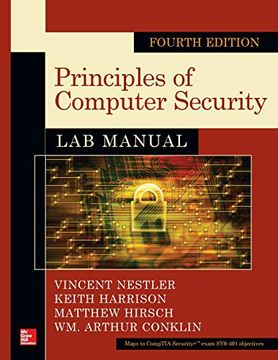 portada Principles of Computer Security lab Manual, Fourth Edition (en Inglés)