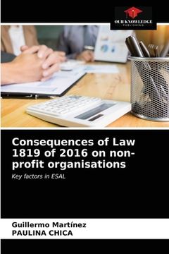 portada Consequences of Law 1819 of 2016 on non-profit organisations
