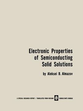 portada Electronic Properties of Semiconducting Solid Solutions (en Inglés)