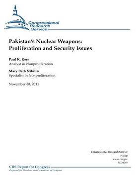 portada Pakistan's Nuclear Weapons: Proliferation and Security Issues (en Inglés)