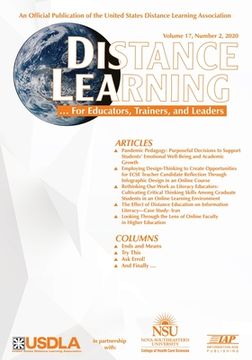 portada Distance Learning Volume 17 Issue 2 2020 (en Inglés)