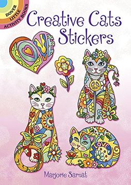 portada Creative Cats Stickers (Dover Little Activity Books) (in English)