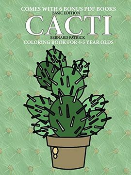 portada Coloring Book for 4-5 Year Olds (Cacti) 